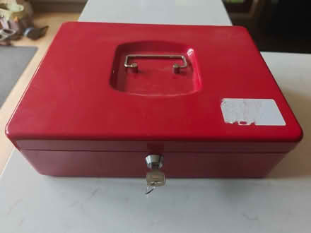 Photo of free Cash tin with key (Spring Barn BN7) #1
