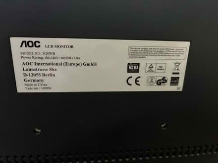 Photo of free Computer Monitor (Twerton BA2) #2