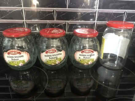 Photo of free 4 x 1 litre jars (Hertford SG13) #1