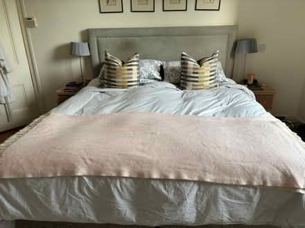 Photo of free Superking bed and headboard (Clonskeagh Dublin 6) #4