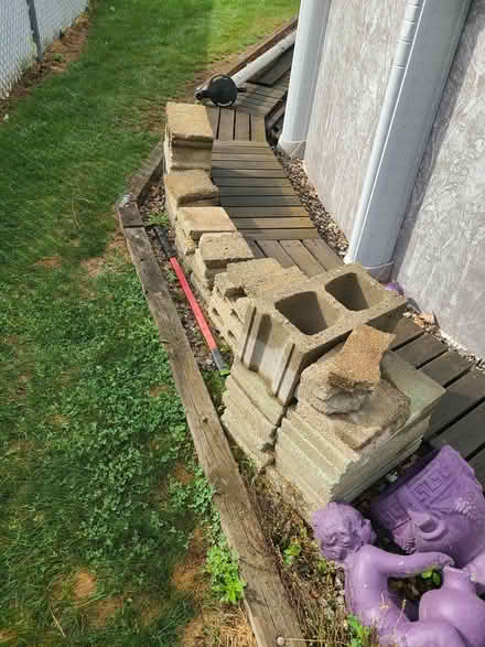 Photo of free Concrete cinder blocks and pavers (Methuen, MA) #2
