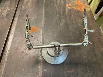 Photo of free Double clamp soldering stand (DC side of Warrenton) #1