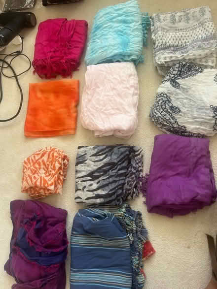 Photo of free Assorted scarves (Lavender Hill SW11) #1