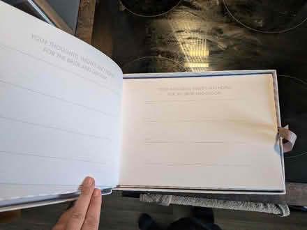 Photo of free New Wedding Guest Book (Frizinghall BD18) #3