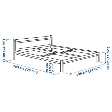 Photo of free Ikea Bed frame **NO Mattress (Grand Prairie) #1