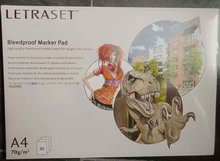 Photo of free Letraset art/drawing paper - A4 (Woodley RG5) #1