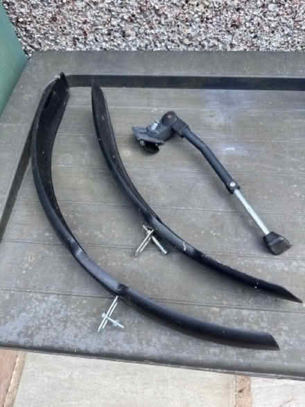 Photo of free Kids bike mudguards and foldable parking stand (South Croydon CR0) #1