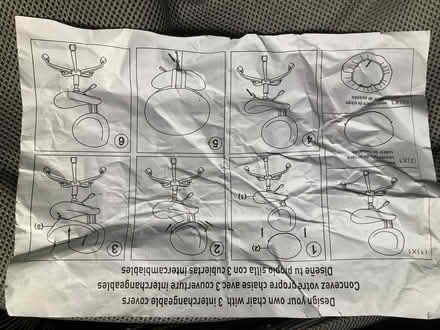 Photo of free Covers for rolling chairs (5, gray) (Ravenna) #2