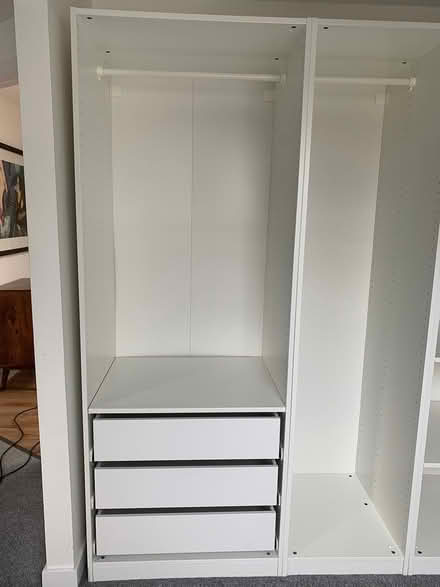 Photo of free Ikea Pax Wardrobe - White (EH5 2NE) #4