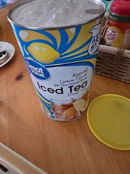Photo of free Unopened canister of iced tea mix (Near the South Walmart) #1