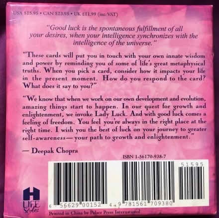 Photo of free Manifesting, Good, Luck Cards (Liverpool L6) #2