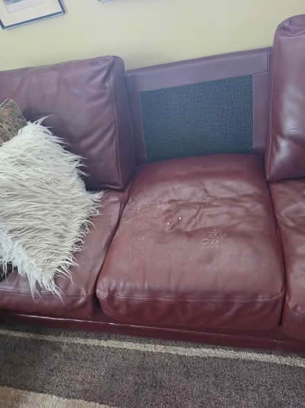 Photo of free Extra Large 3 seater couch leather (Weller and Wallis) #1