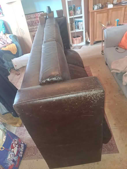 Photo of free Dark brown leather sofa (Monton M30) #3