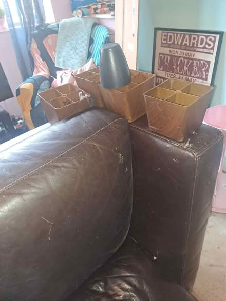 Photo of free Dark brown leather sofa (Monton M30) #4