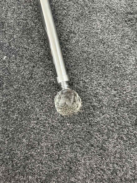 Photo of free Silver curtain pole with glass ends (Westham BN24) #2