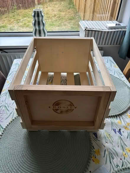 Photo of free crossley wooden vinyl record crate (Greetland HX4) #1