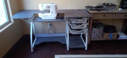Photo of free sewing table (west Roseville) #2