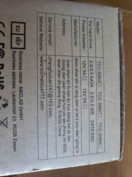 Photo of free Hard drive docking station (Knaphill GU21) #3