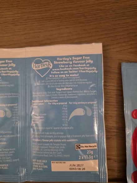 Photo of free Jelly crystal sachets (Lawley TF3) #2