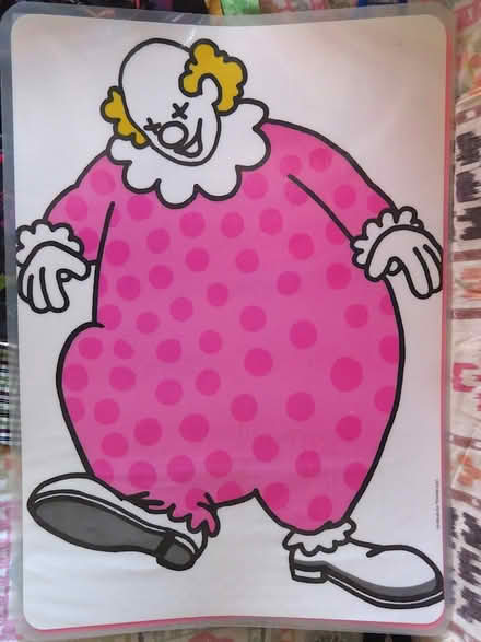 Photo of free posters clown and footprint laminated (Addiscombe CR0) #2