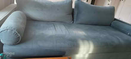 Photo of free Blue/ green Opti sofa (outwood rh1 5qw) #2