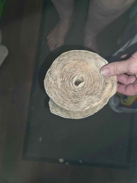 Photo of free One fat roll textured wallpaper (Hackney E8) #3