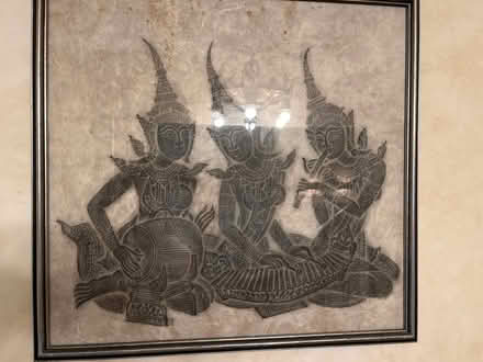Photo of free Pair of Framed Thai prints (Teaneck, NJ) #1
