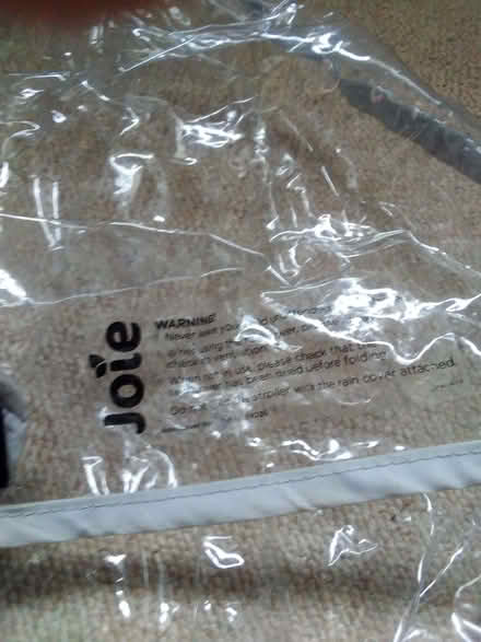 Photo of free Joie (Model:Nitro S1036) stroller rain cover (Polwarth EH11) #2