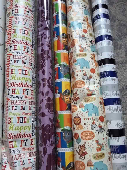 Photo of free Job lot of wrapping paper & wedding gift bag (Loscoe Grange DE75) #2