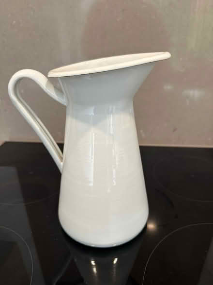 Photo of free Cream metal jug vase (Woodford SK7) #1