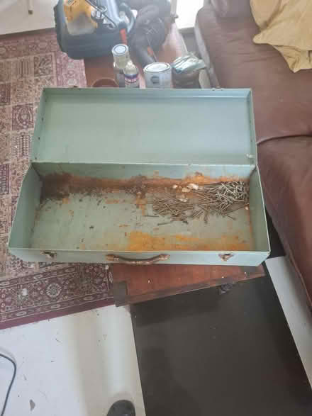 Photo of free Vintage metal storage box (L25 Woolton) #2