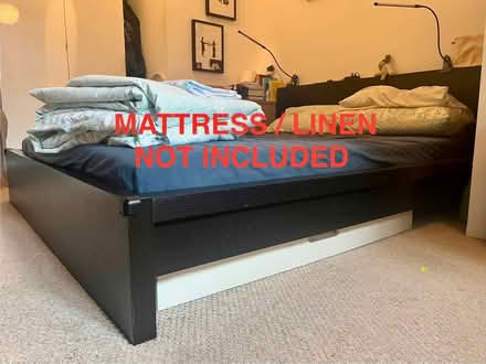 Photo of free EURO-KING IKEA BED-FRAME (Brixton) (Herne Hill SE24) #1