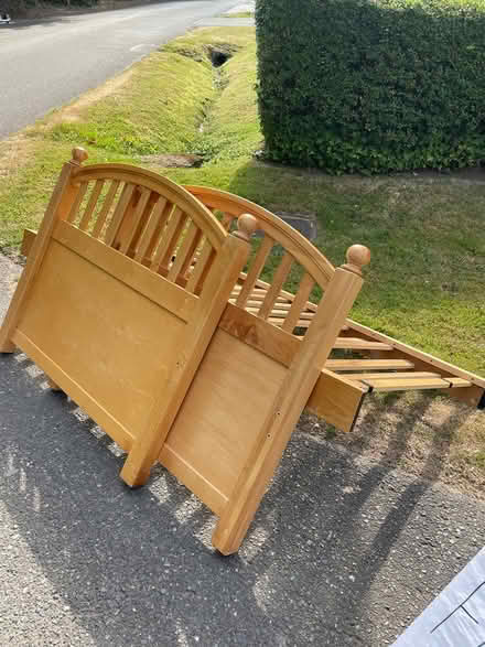 Photo of free Wood Twin Bed Frame (Northeast Seattle) #2