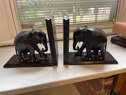 Photo of free Elephant book ends (Teaneck, NJ) #1