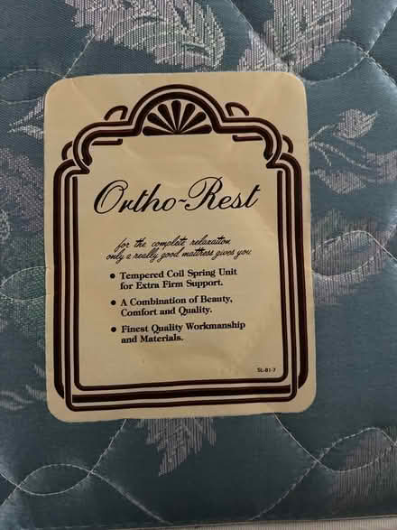 Photo of free Full Extra Firm Mattress (13757) #2