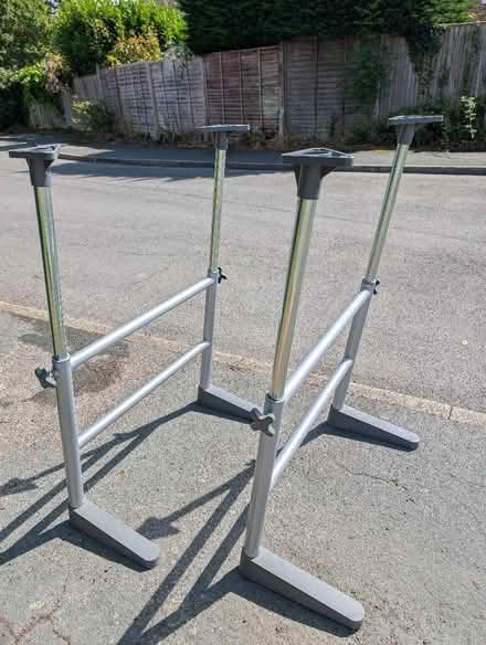 Photo of free Adjustable table legs (Headcorn TN27) #1