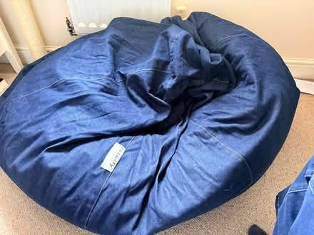 Photo of free Large denim beanbag (M34 Audenshaw) #2