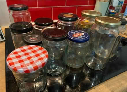 Photo of free 13 assorted glass jars (Stockbridge EH3) #1