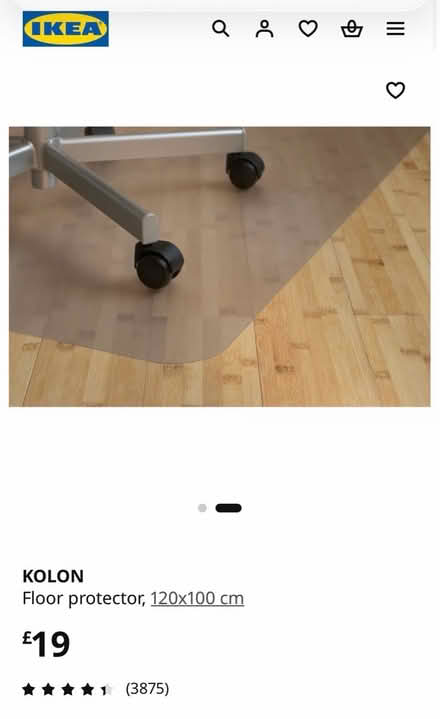 Photo of free IKEA floor protector- used (AL4) #1