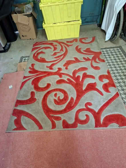 Photo of free Red and grey mat in reasonable condition (Neithrop OX16) #1