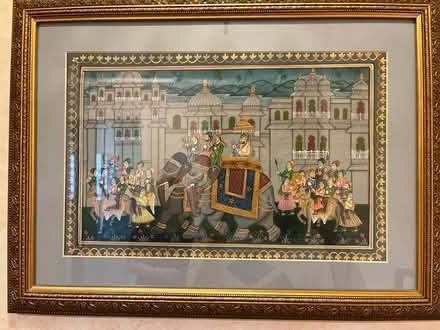 Photo of free Framed elephant print (Teaneck, NJ) #1