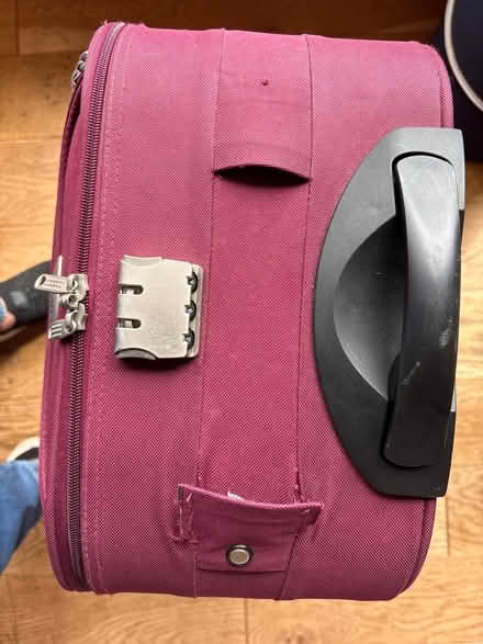 Photo of free Wine coloured suitcase (Drum Brae EH4) #2
