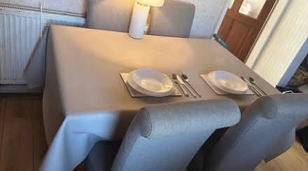 Photo of free Dining Table and 4 Chairs (Bankfoot BD5) #2