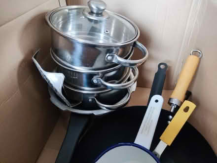 Photo of free Pans and Steamer (Great Moor SK7) #1