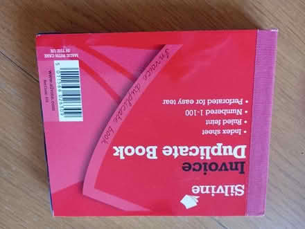 Photo of free Invoice Duplicate Book (Welling DA16) #1