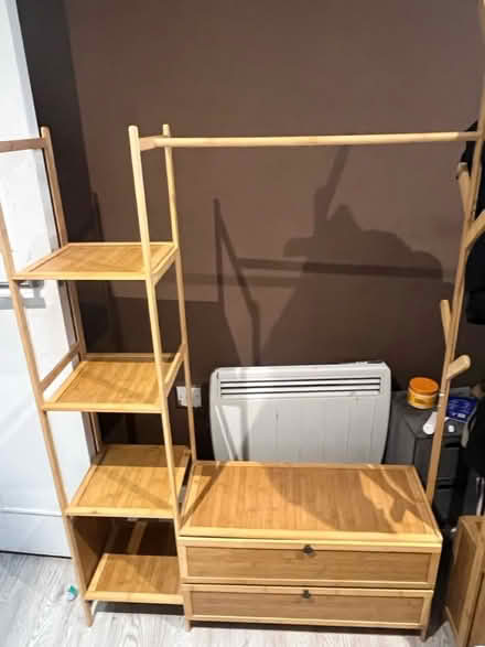 Photo of free 2 wooden rails with draws (Sheffield) #1