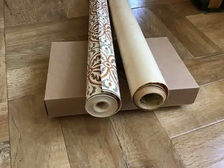 Photo of free 2 part rolls vintage wallpaper- art project? (Hamsey Green CR6) #3