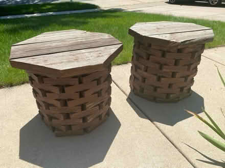 Photo of free Wooden end tables (Schaumburg) #2
