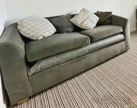 Photo of free 2 Seater Sofa Bed Grey (Kitts Green B33) #1