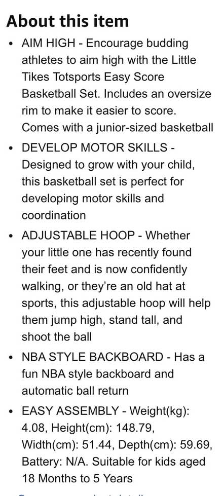 Photo of free Kids basketball net/hoop (Dunfermline KY11 3El) #3